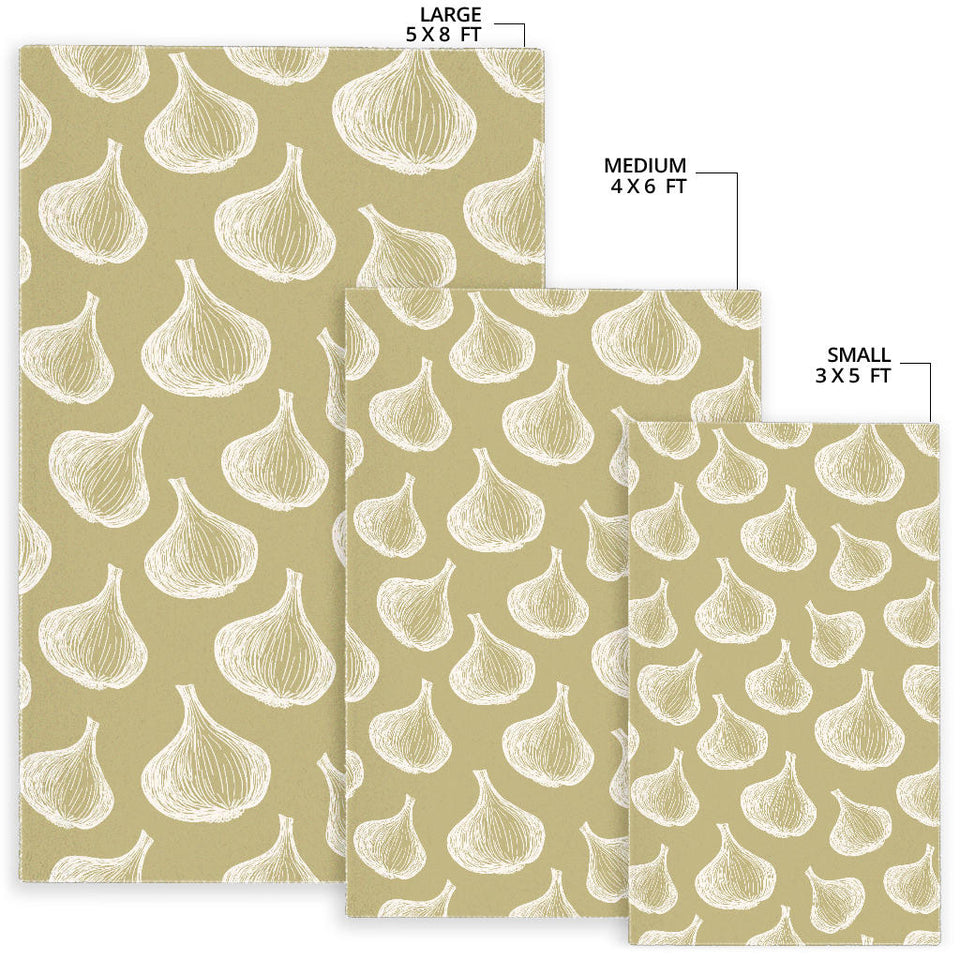 Garlic Design Pattern Area Rug
