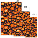 Halloween Pumpkin Pattern Area Rug