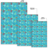 Math Pattern Print Design 02 Area Rug