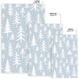 Christmas Tree Winter Forest Pattern Area Rug
