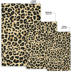 Leopard Print Design Pattern Area Rug