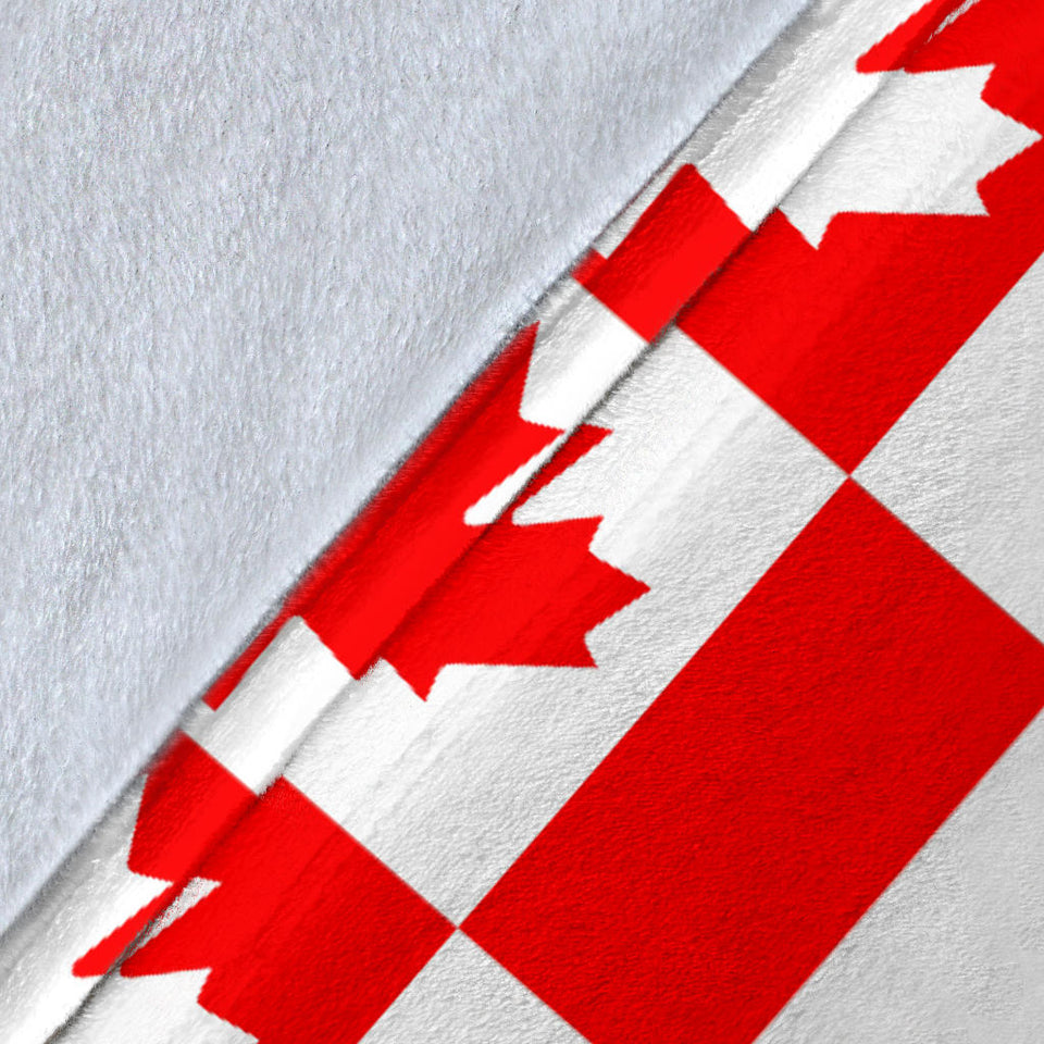 Canada Pattern Print Design 05 Premium Blanket