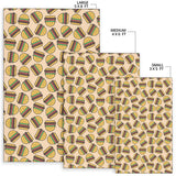 Hamburger Pattern Print Design 01 Area Rug