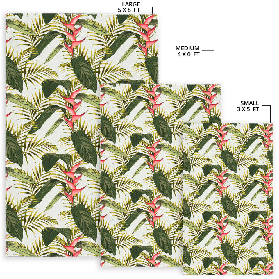 Heliconia Pattern Area Rug