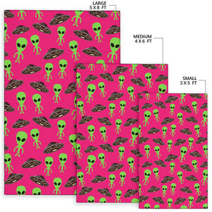 Alien Pattern Print Design 03 Area Rug