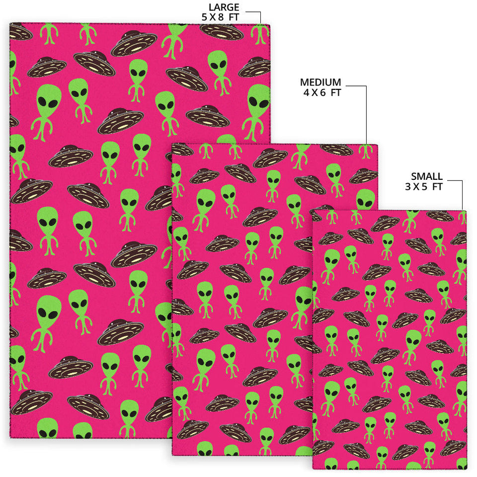 Alien Pattern Print Design 03 Area Rug