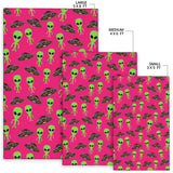 Alien Pattern Print Design 03 Area Rug