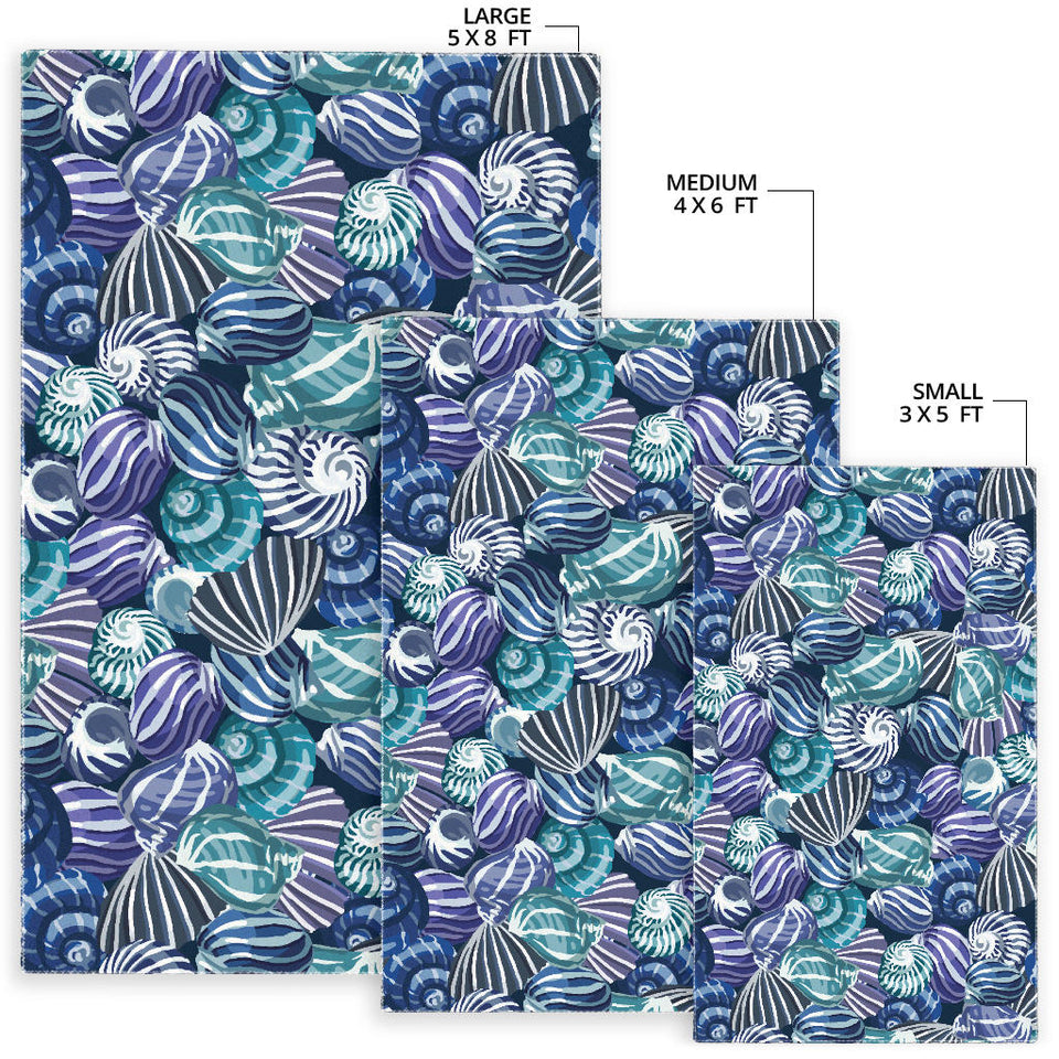 Shell Design Pattern Area Rug