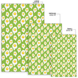 Fried Eggs Pattern Print Design 01 Area Rug