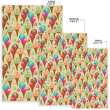 Colorful Ice Cream Pattern Area Rug