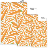 Carrot Pattern Print Design 02 Area Rug