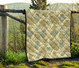 Ginkgo Leaves Design Pattern Premium Quilt