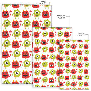 Alien Pattern Print Design 05 Area Rug
