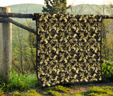 Goldfish Pattern Print Design 01 Premium Quilt