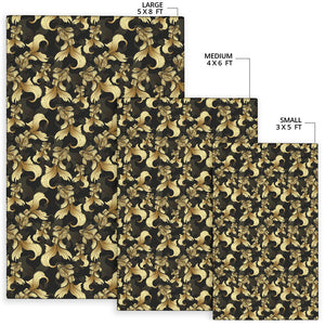 Goldfish Pattern Print Design 01 Area Rug