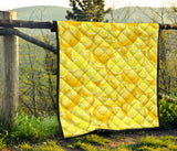 Lemon Pattern Premium Quilt