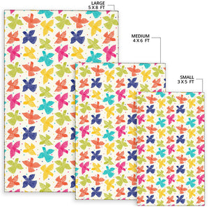 Pigeon Pattern Print Design 01 Area Rug