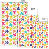 Pigeon Pattern Print Design 01 Area Rug