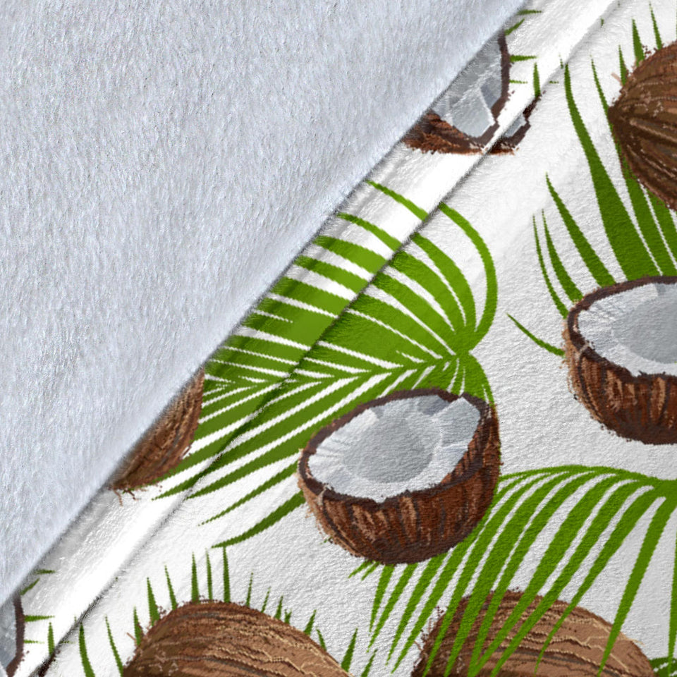 Coconut Pattern Print Design 04 Premium Blanket