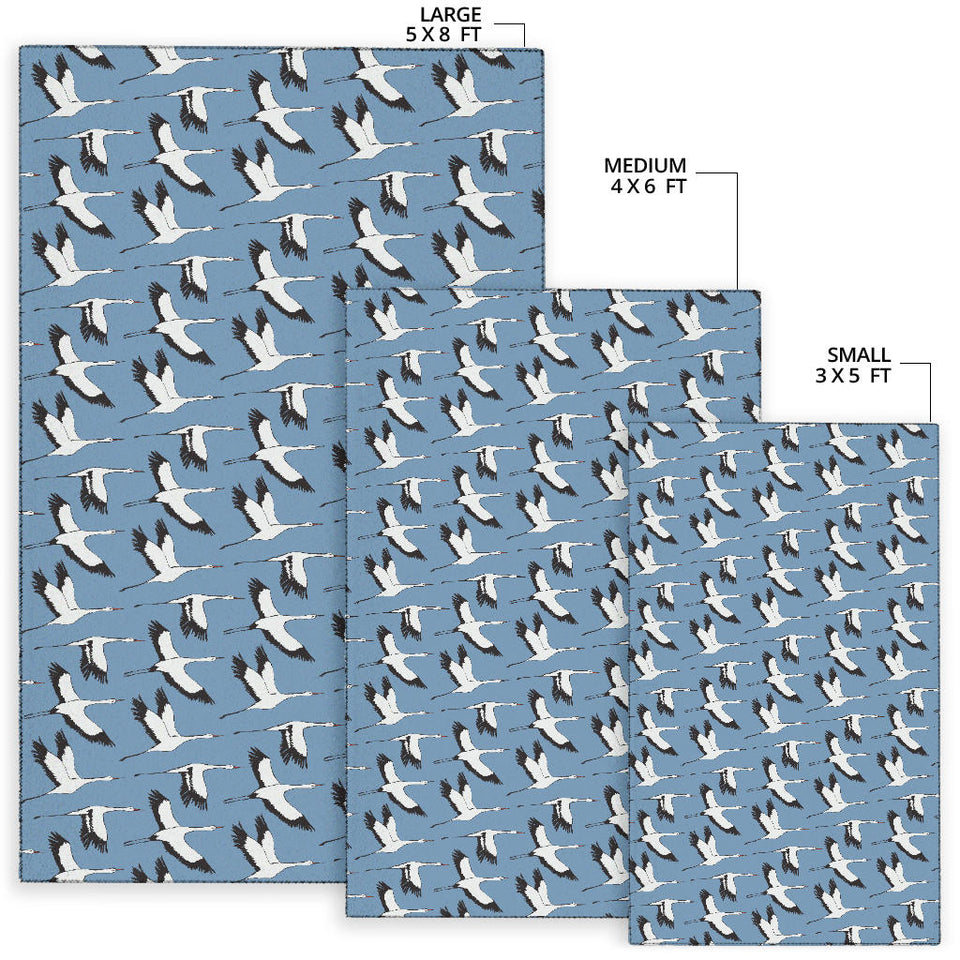 Seagull Pattern Print Design 04 Area Rug