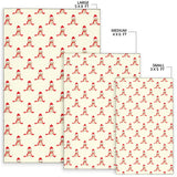 Golden Retriever Pattern Print Design 01 Area Rug