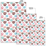 Pretzels Pattern Print Design 04 Area Rug