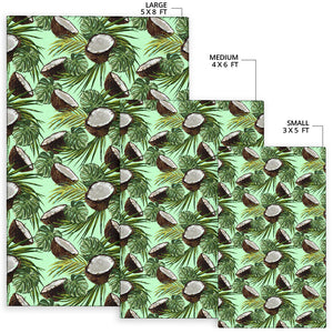 Coconut Pattern Print Design 02 Area Rug