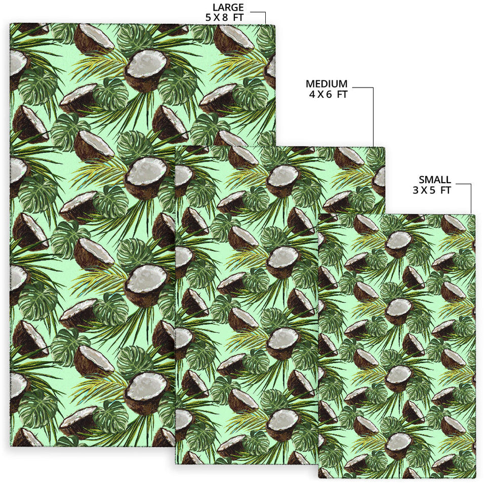 Coconut Pattern Print Design 02 Area Rug