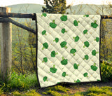 Broccoli Pattern Premium Quilt