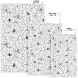 Spider Web Cobweb Pattern Area Rug