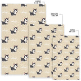 Cute Siberian Husky Area Rug