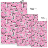 Piano Pattern Print Design 01 Area Rug