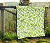 Lime Design Pattern Premium Quilt