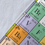 Chemistry Periodic Table Pattern Print Design 01 Premium Blanket