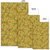 Corn Pattern Print Design 01 Area Rug