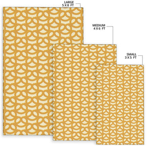Pretzels Pattern Print Design 01 Area Rug
