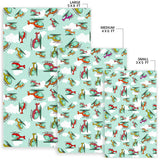 Helicopter Design Pattern Area Rug
