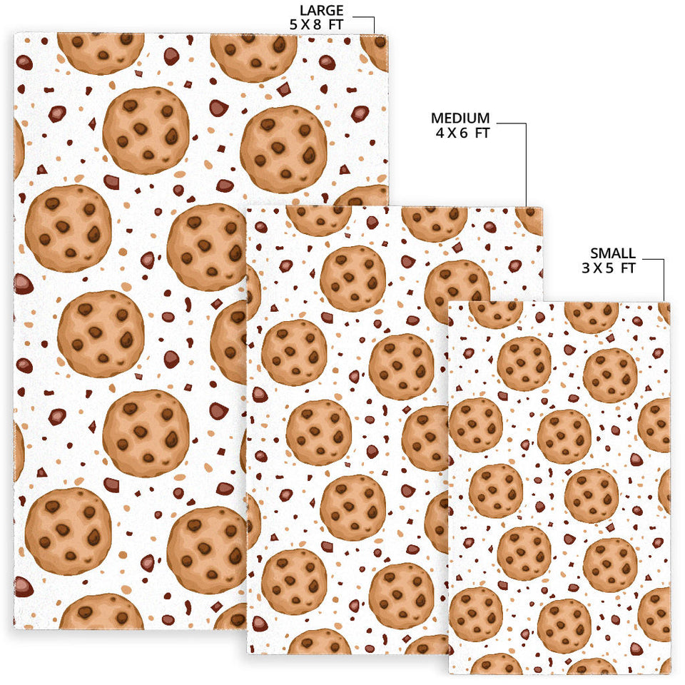 Chocolate Chip Cookie Pattern Area Rug