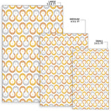 Horseshoes Pattern Print Design 03 Area Rug