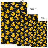 Duck Toy Pattern Print Design 05 Area Rug