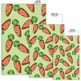 Carrot Pattern Print Design 05 Area Rug
