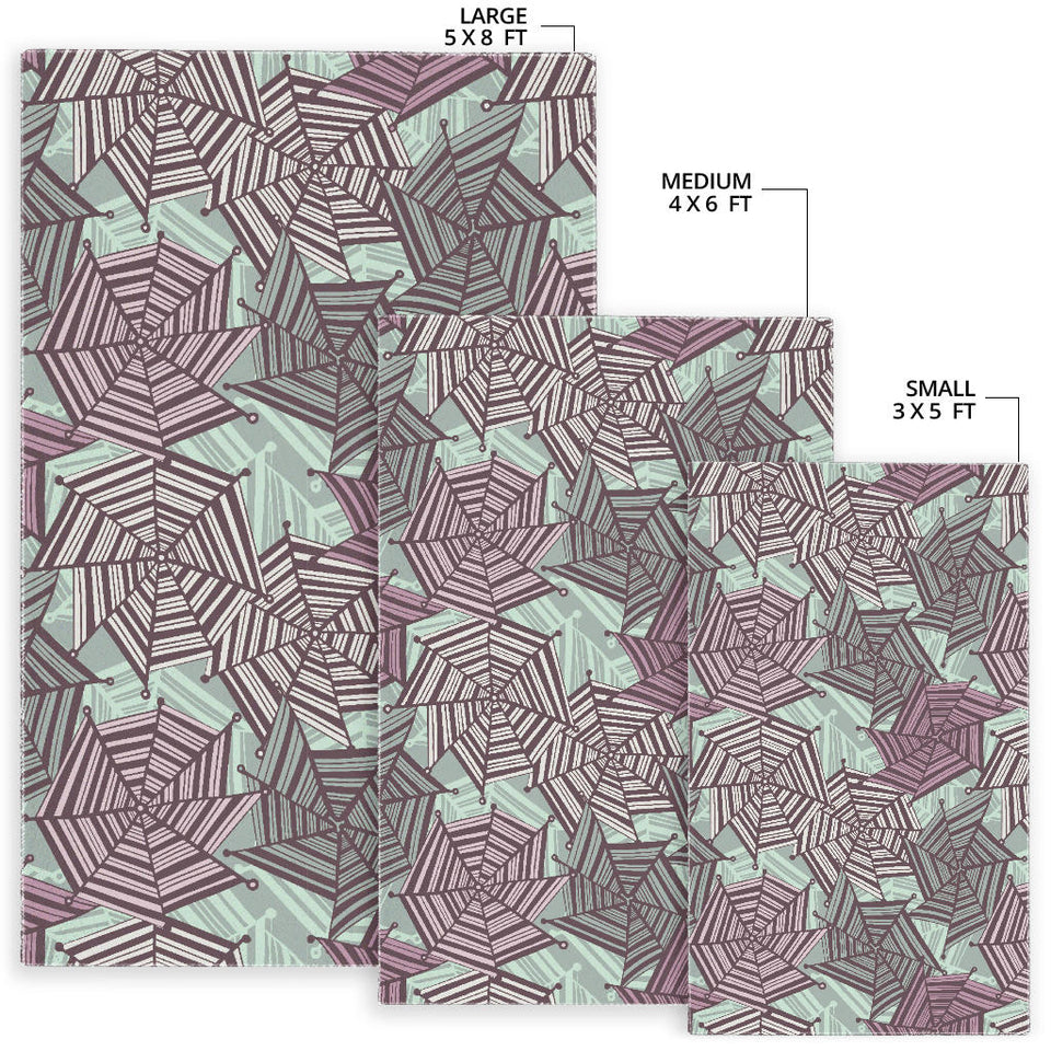 Spider Web Cobweb Design Color Pattern Area Rug