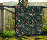 Snake Forest Pattern Premium Quilt