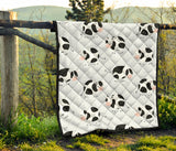 Cute Cows Pattern Premium Quilt
