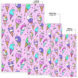 Cute Ice Cream Cone Animal Pattern Area Rug