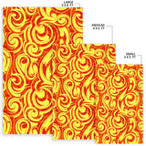 Fire Flame Design Pattern Area Rug