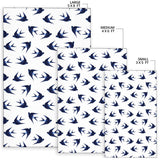 Swallow Pattern Print Design 03 Area Rug