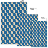 Golden Retriever Pattern Print Design 03 Area Rug