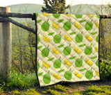 Durian Pattern Premium Quilt