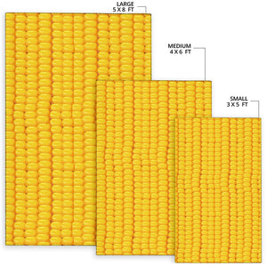 Corn Pattern Print Design 04 Area Rug